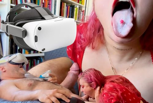 Brutal mamada con las gafas VR – Rebeca Addams